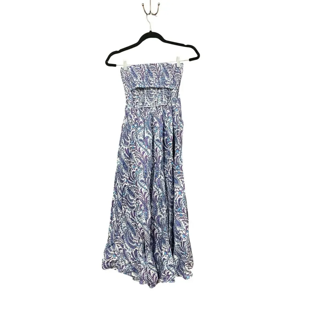 J. Crew Cotton Linen Dress Medium Paisley